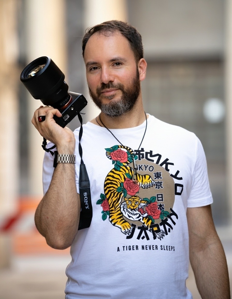 Alessandro Alek, fotografo specializzato in ritratti per uomini per dating app e personal branding