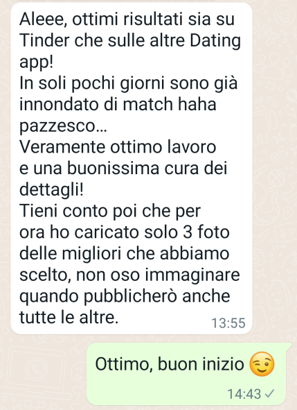 Feedback cliente dopo servizio Image Transformation